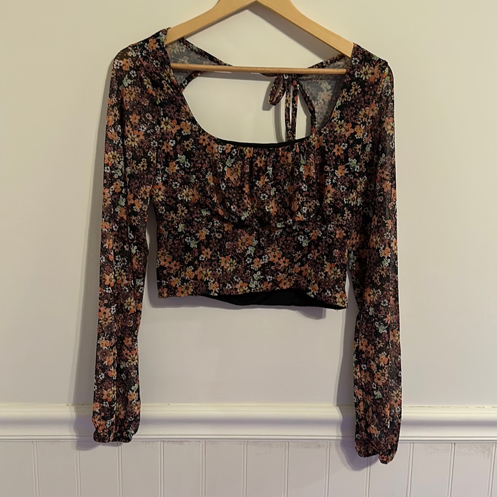 Long Sleeved Cropped Top